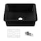 Kibi Pure 27 Fireclay Kitchen Undermount Single Bowl Sink - Matte Black K2-S27MB - alternate 1